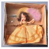 Nancy Ann Storybook Doll Gold Dress & Bonnet