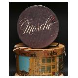 1940s Dobbs Fifth Avenue Hat Box +(2)