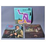 1956 Stories of Mark Twain 12" Vinyl Record+ (3)