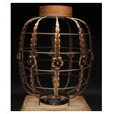 Ornate Vintage Metal Ceiling Lamp Shade