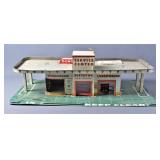 1950s Marx Tin Litho Service Center Gas Station