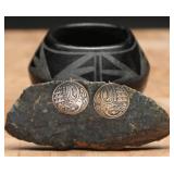 Sterling Silver Screw On Earrings 4.93g