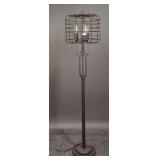 Pacific Coast Industrial Cage Shade Floor Lamp