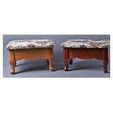 Vintage Tapestry Footstool With Storage (2)