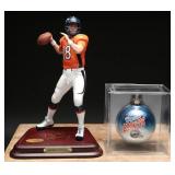 Danbury Broncos Peyton Manning Figurine +(2)