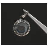Sterling Silver Round Pendant 1.51g