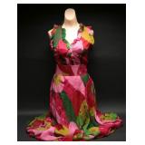 Vnt. Italian Chiffon Garden Party Dress