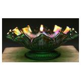 2007 Fenton Hearts & Flowers Rosenthal Bowl