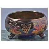 Fenton Purple Fernery Carnival Glass Bowl