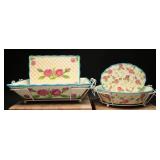 Temp-tations Rose Ceramic Trivets (4)