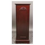 Cherry Finish Small Space Storage Cabinet