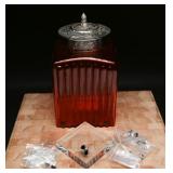 Sterling Stud Earrings w/ Black Gemstone - NEW (6)