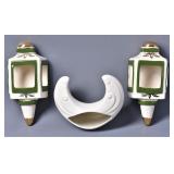 1930s Made In Hollywood Candle Holders + (3)