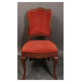 Stateville Ross Orange Velvet Chair