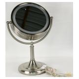 Stainless Steel Lighted Makeup Mirror