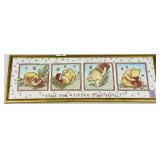Framed Winnie The Pooh Poster