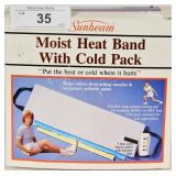 Sunbeam Moist Heat Band With Cold Pack