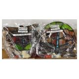 Tiffany Style Set of 2 NEW Dragonfly Nightlights