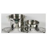Wolfgang Puck Stainless Steel Set Strainers (5)
