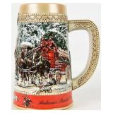 Budweiser Clydesdale Christmas Stein