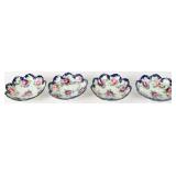 Japanese Handpainted Moriage Floral Bowls (4)