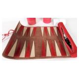 Leather Rollup Backgammon Set Restoration Hardware