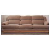 Retro Oak Trimmed Sofa