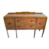 Walnut Veneered Gentleman