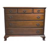 Walnut Veneered Four Drawer Dresser