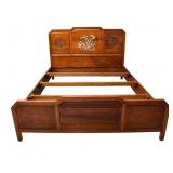 Asian Rosewood Queen Bed Frame