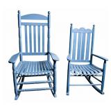 Blue Rocking Chairs (2)