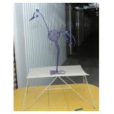 Outdoor White Table & Decor