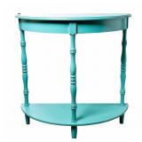 Crescent Turquoise Entry Way Table