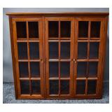 Rosewood Display Glass Fronted Cabinet