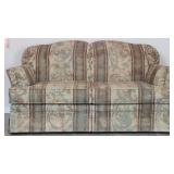 Floral Leaf Tapestry Two Seat Loveseat