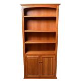 Maple Veneer Bookcase & Storage