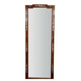 Chinese Full Length Rosewood Mirror