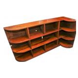 Pine Corner Shelf With Veneer Top