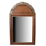 1960s Ornate Hollywood Regency Framed Wall Mirror
