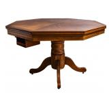 Hathaway Kingston Oak 3-In-1 Poker Table