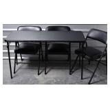 Folding Table & Chairs (4)