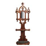 Vintage Victorian Walnut Hall Tree