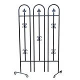 Spear Point Black Metal Garden Trellis
