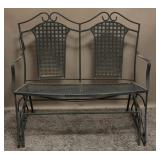 Cast Iron Rocking Bench