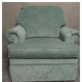 Lay-Z-Boy Suede Seafoam Chair