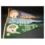 Vintage AFL Pennants (3)