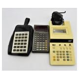 Vintage Canon & Texas Instrument Calculators