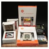 Play Away Audio With 7 Audio Books And 2 Earphones