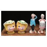 Vintage Enesco Miss Priss, You & Yours Shakers (4)