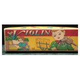 Vintage Asahi Toy Violin In Original Box